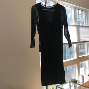 All saints little black dress